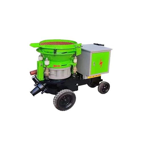 Concrete spraying machine