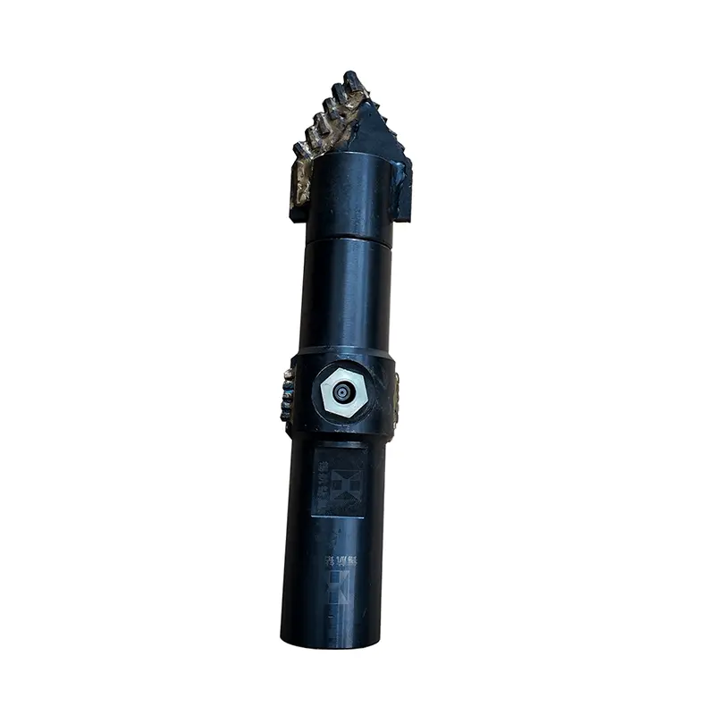 Tube high-pressure jet drilling bit