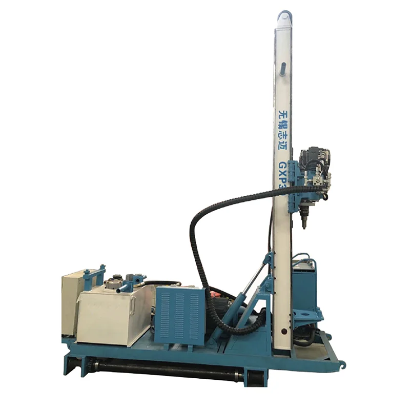 Mababang frame rotary jet drilling rig